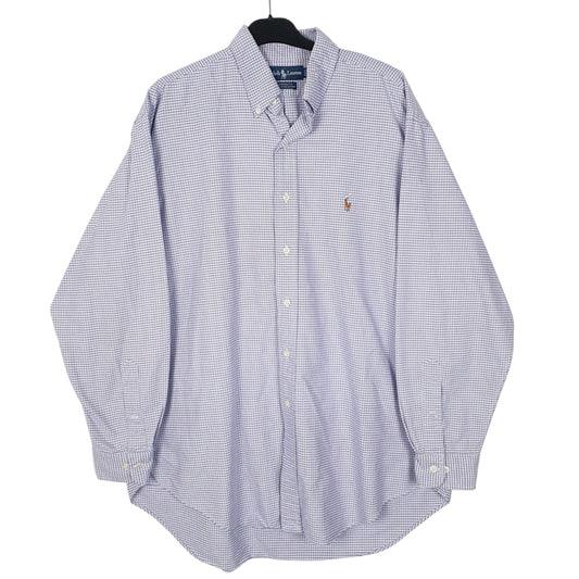Mens Blue Ralph Lauren Long Sleeve Shirt
