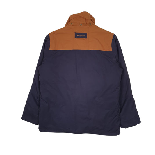 Mens Navy Quechua Sherpa Lined Stratermic Coat