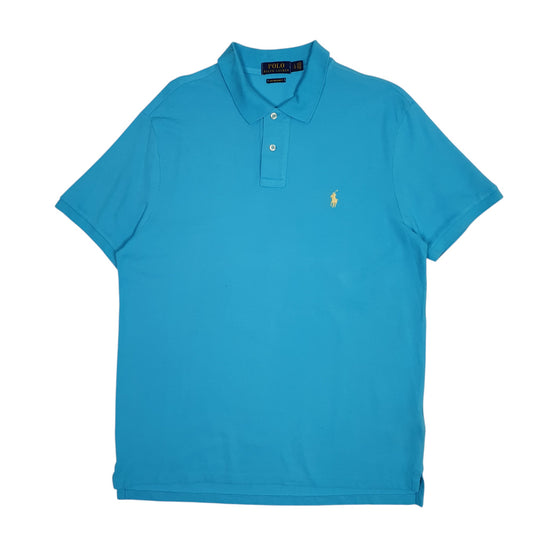 Mens Blue Polo Ralph Lauren Short Sleeve Polo Shirt