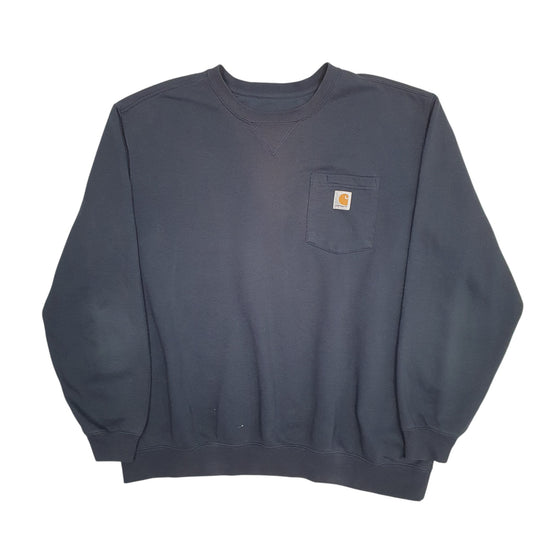 Mens Navy Carhartt Crewneck Jumper