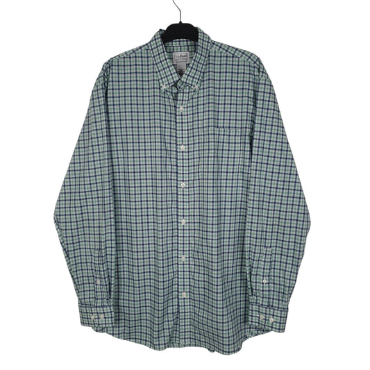Mens Green L.L.Bean Long Sleeve Shirt