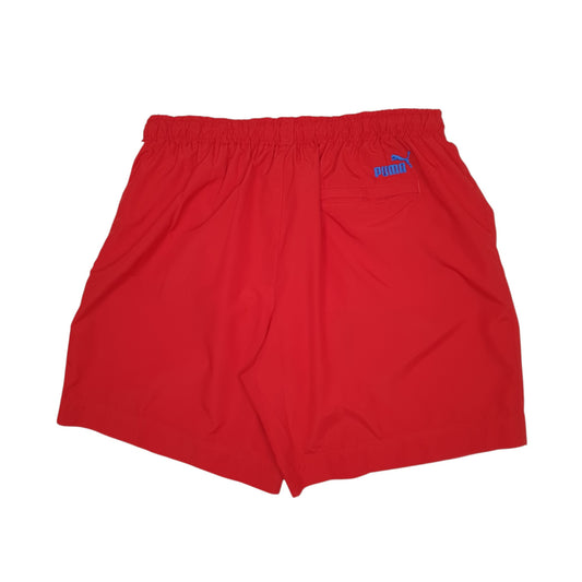 Mens Red Puma Shorts
