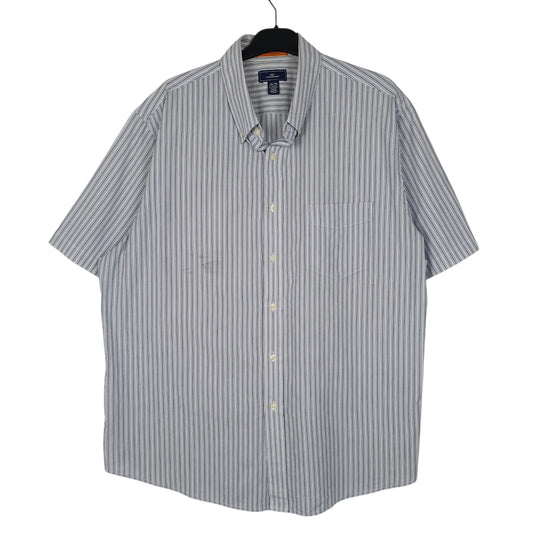 Mens Blue Dockers Short Sleeve Shirt