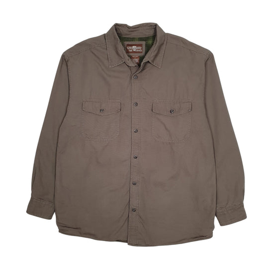 Mens Khaki Levis Fleece Lined Coat