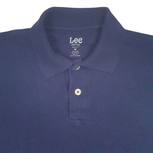 Mens Navy Lee Polo Shirt