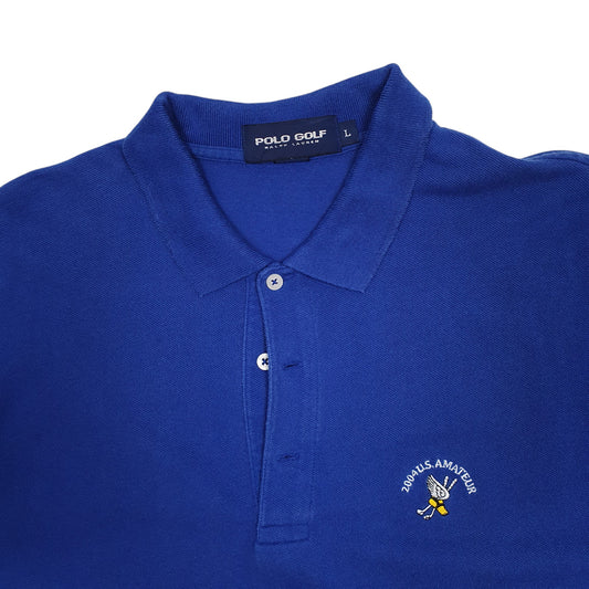 Mens Blue Polo Ralph Lauren Vintage 2004 Golf Polo Shirt