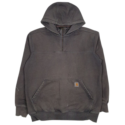 Mens Grey Carhartt Rain Defender Hoodie Jumper