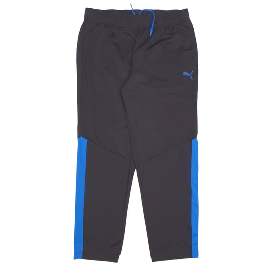 Mens Black Puma Jogger Trousers