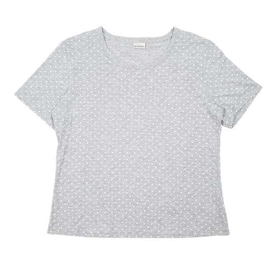 Womens Grey Damart Short Sleeve T Shirt