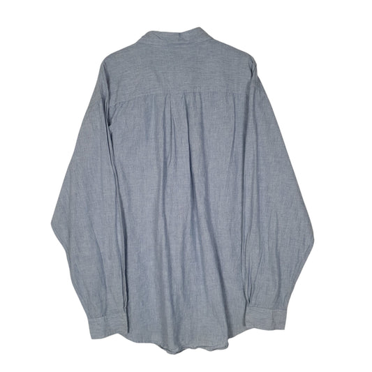 Mens Blue L.L.Bean Vintage 00s Shirt