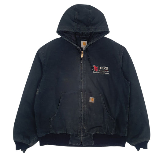 Mens Black Carhartt Texco Industrial Coat