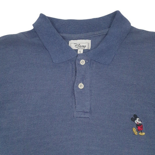 Mens Blue Disney Polo Shirt