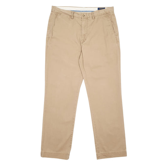 Mens Brown Polo Ralph Lauren Classic Fit Chino Trousers