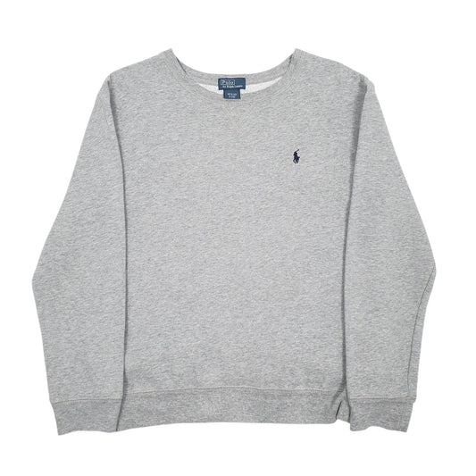 Womens Grey Polo Ralph Lauren Crewneck Jumper