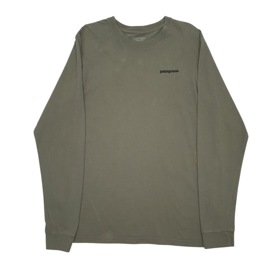 Mens Green Patagonia Long Sleeve T Shirt