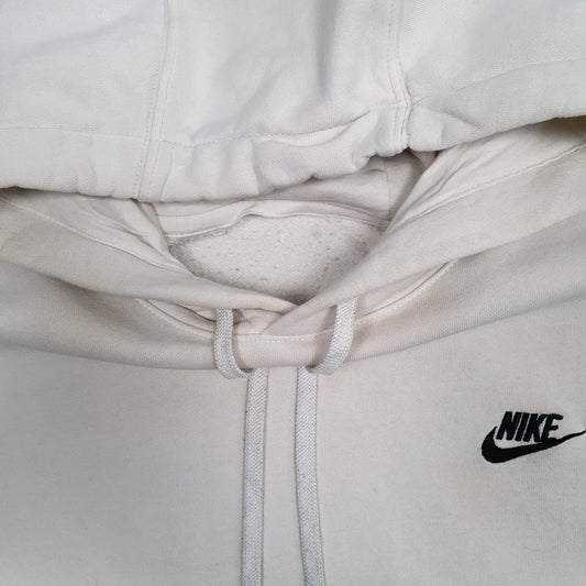 Mens White Nike Hoodie Jumper