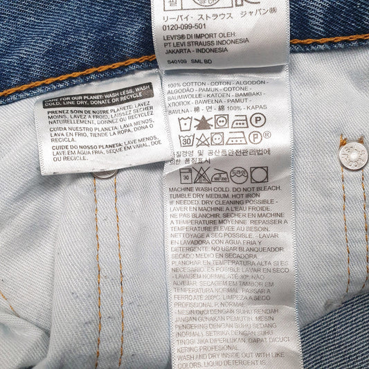 Mens Blue Levis Jeans