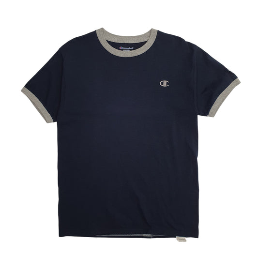 Mens Navy Champion Short Sleeve T Shirt