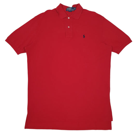 Mens Red Polo Ralph Lauren Short Sleeve Polo Shirt