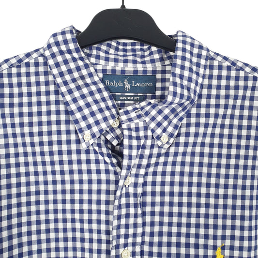 Mens Blue Ralph Lauren Shirt
