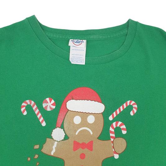 Mens Green Delta Christmas Crewneck T Shirt