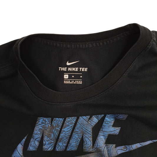 Mens Black Nike Hoodie T Shirt
