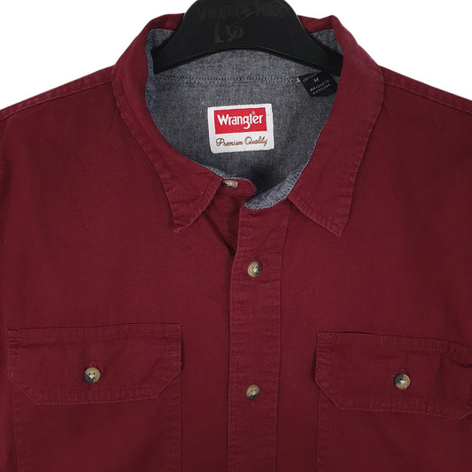 Mens Burgundy Wrangler Shirt