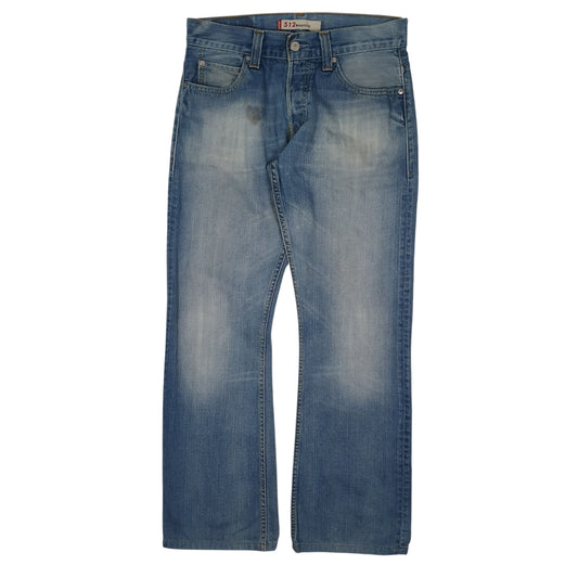 Mens Blue Levis Bootcut 512 JeansW31 L32