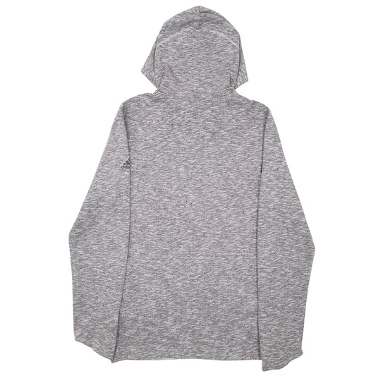 Mens Grey Adidas Hoodie Jumper