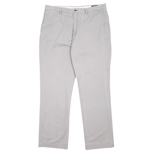 Mens Grey Polo Ralph Lauren Classic Fit Chino Trousers