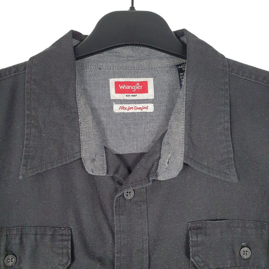 Mens Black Wrangler Shirt