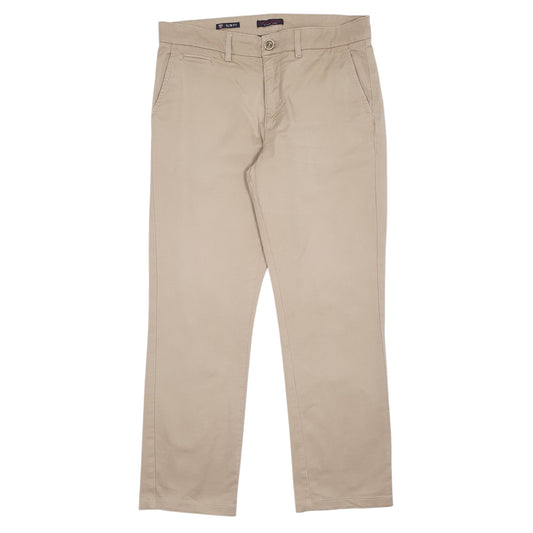 Mens Beige US Polo Assn Chino Trousers
