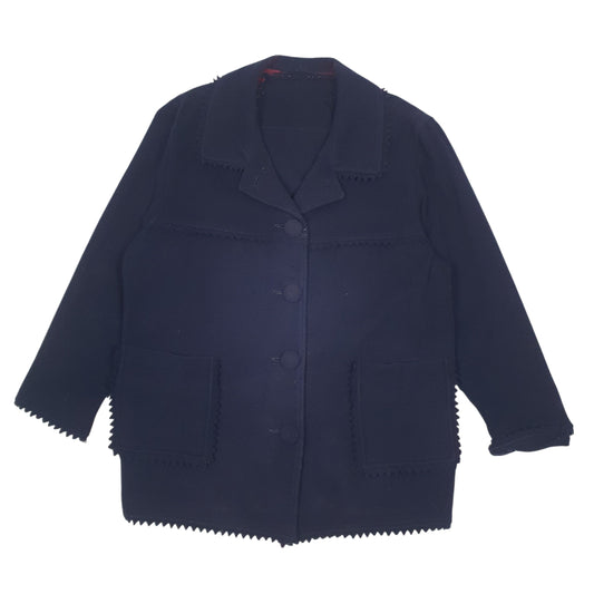 Mens Navy Unbranded Coat