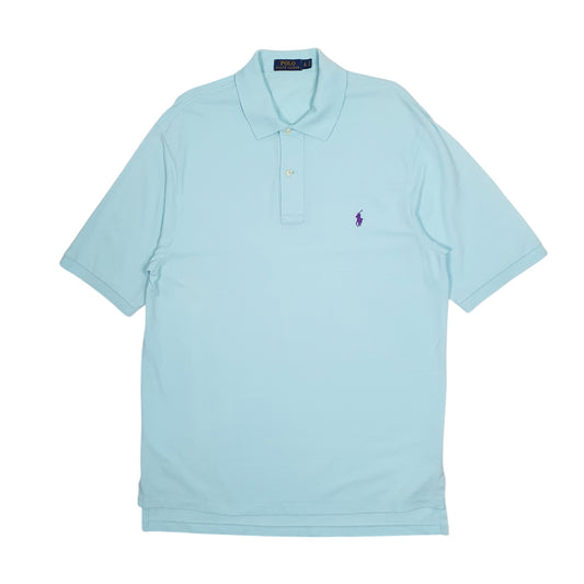 Mens Blue Polo Ralph Lauren Short Sleeve Polo Shirt