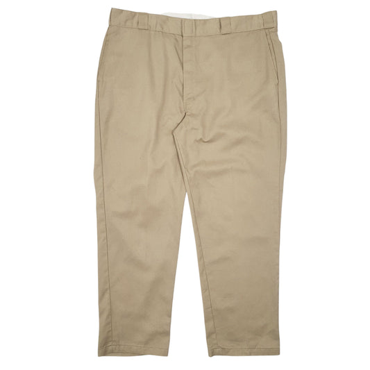 Mens Beige Dickies Vintage Chino Trousers