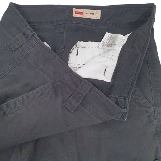 Mens Black Wrangler Trousers