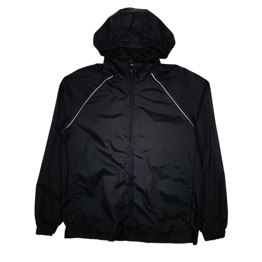 Mens Black Adidas Hoodie Coat