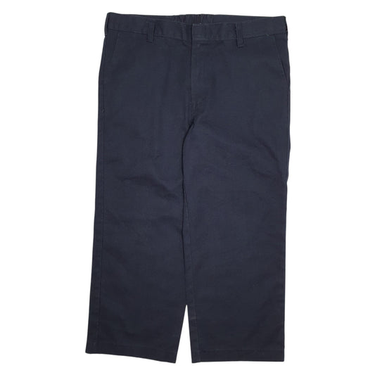 Womens Navy Dickies Chino Trousers