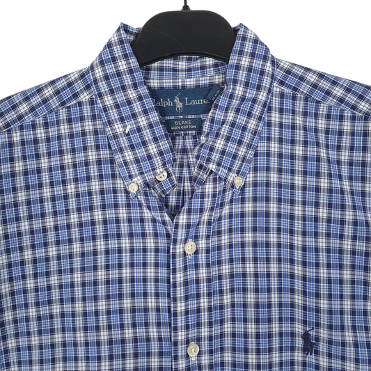 Mens Blue Ralph Lauren Shirt