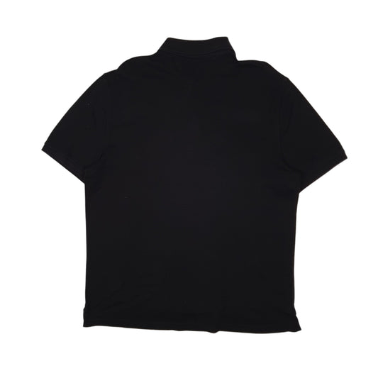 Mens Black Tommy Hilfiger Polo Shirt