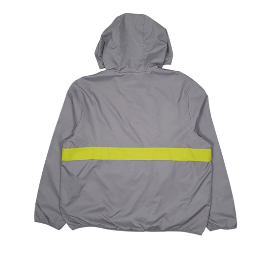Mens Grey Reebok Half Zip Coat