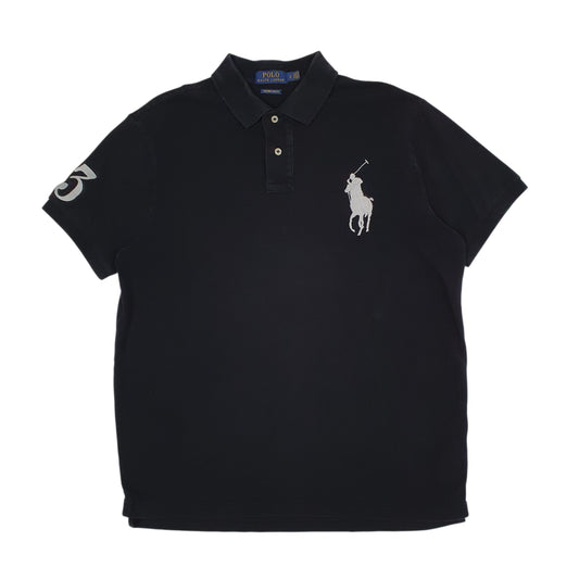 Mens Black Polo Ralph Lauren Short Sleeve Polo Shirt