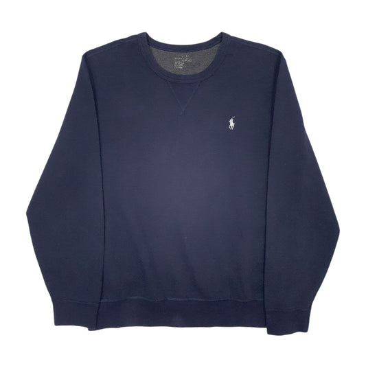Mens Navy Polo Ralph Lauren Crewneck Jumper
