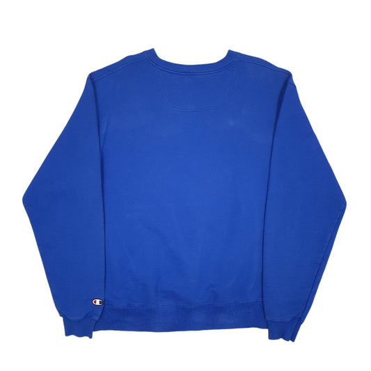 Mens Blue Champion Crewneck Jumper