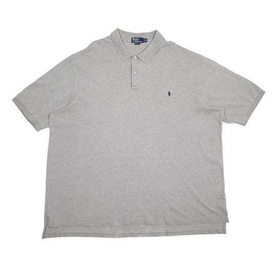 Mens Grey Polo Ralph Lauren Short Sleeve Polo Shirt