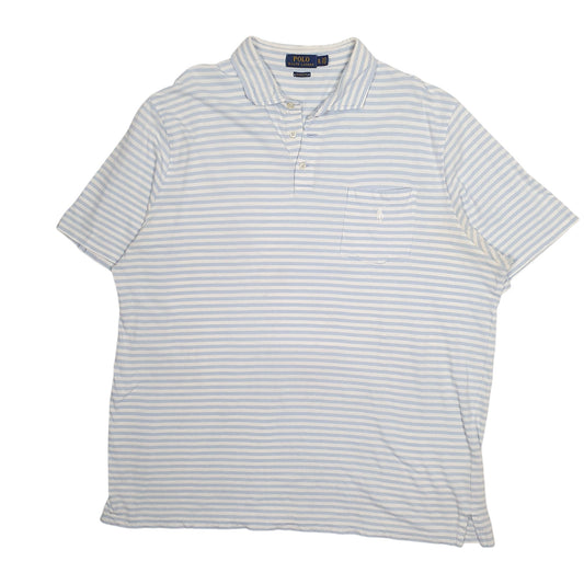 Mens Blue Polo Ralph Lauren Short Sleeve Polo Shirt