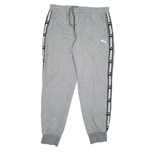 Mens Grey Puma Jogger Trousers