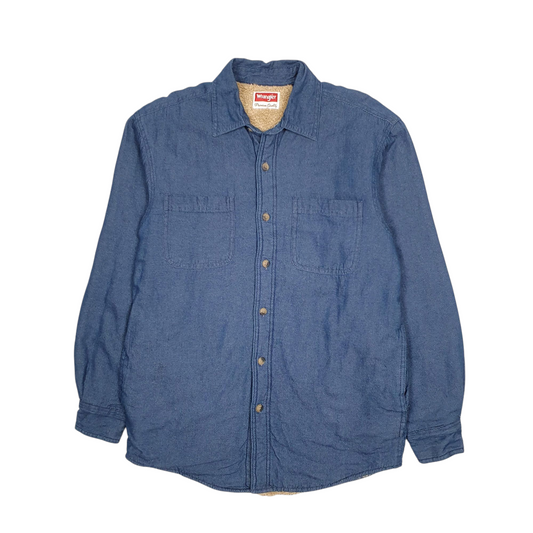 WRANGLER Shacket Jacket Coat Sherpa Lined Mens S