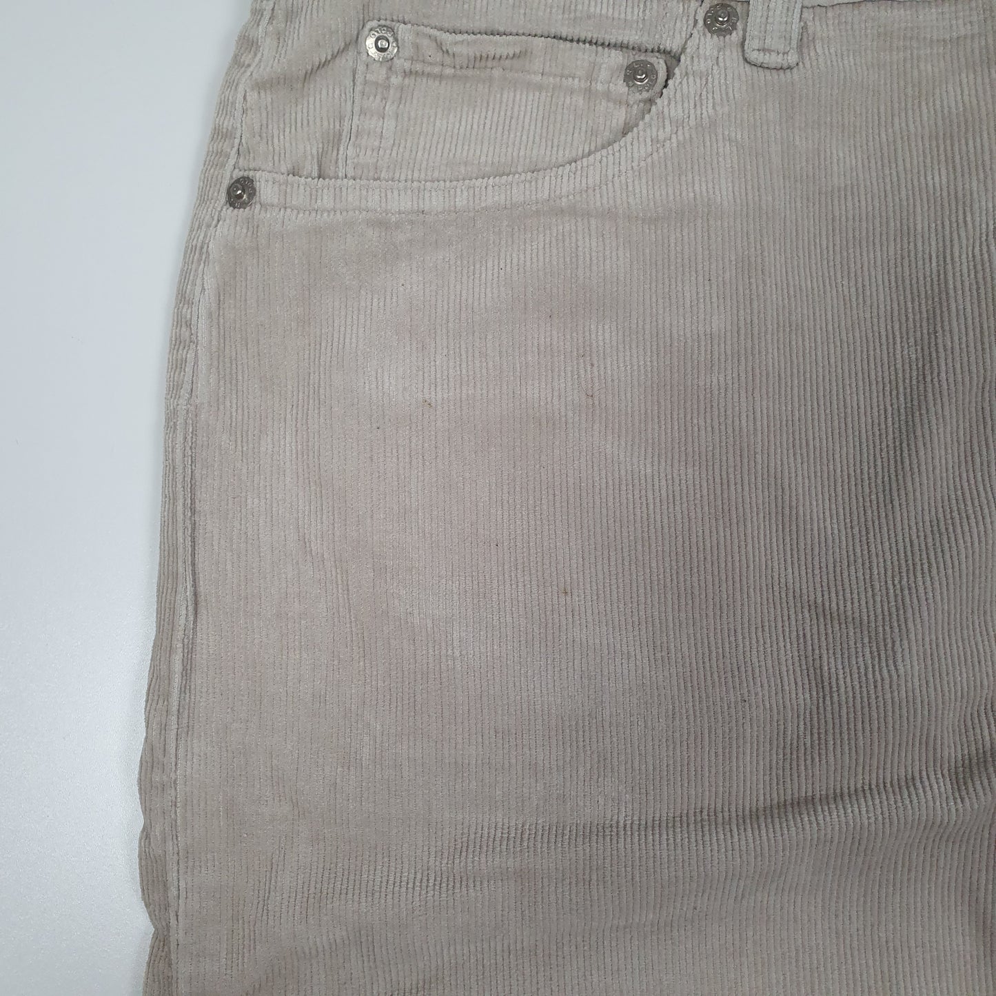 POLO RALPH LAUREN Corduroy Trousers Vintage 90s Beige Mens W38 L32