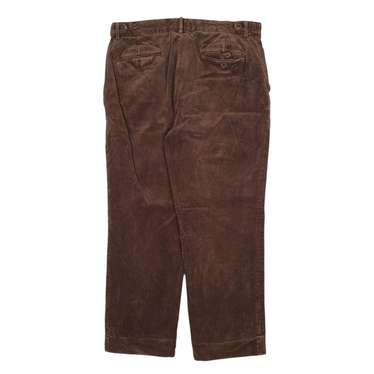 POLO RALPH LAUREN Corduroy Pant Trousers Brown Mens W34 L27